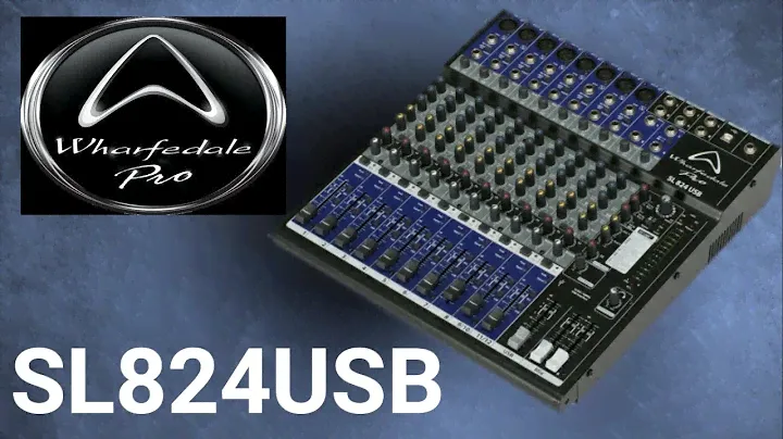 УОРФЕДЕЙЛ ПРО | SL824USB 12-КАНАЛЬНЫЙ микшер | Распаковка и проверка звука