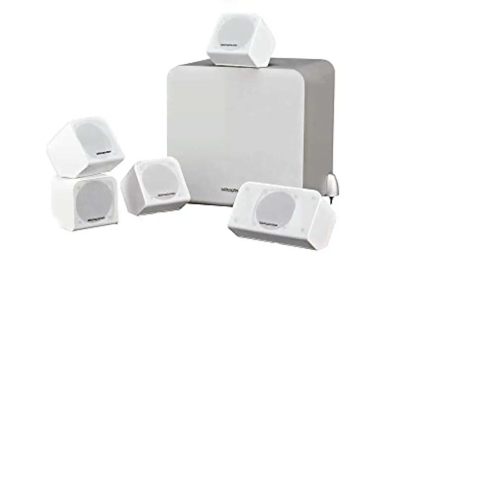 Спутниковая акустическая система WHARFEDALE Moviestar ms-100-hcp 5,1-System Lautsprecher Subwoofer aktiv White-0