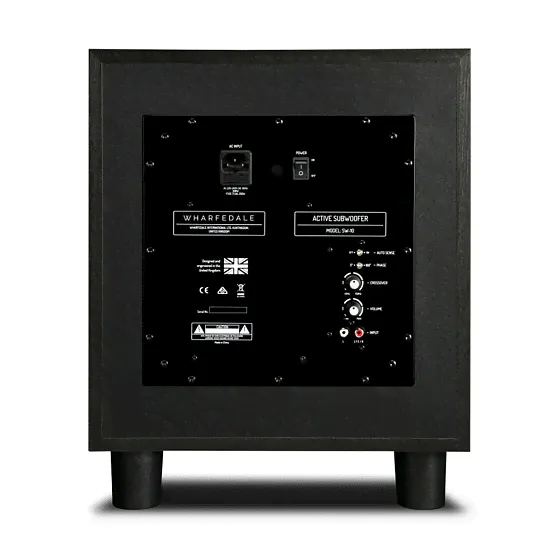 Wharfedale SW-10 Black Wood-4