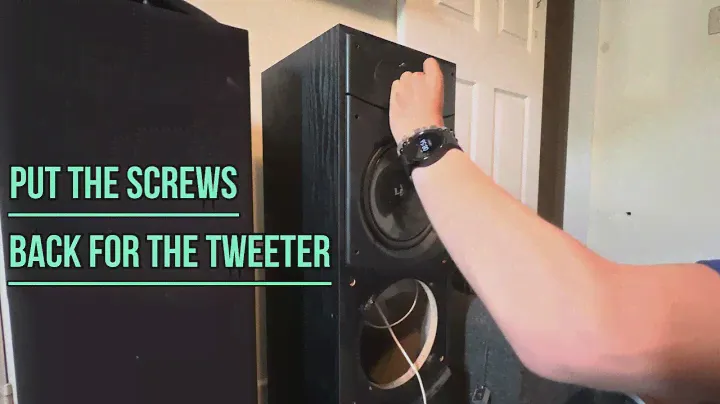 Repairing wharfedale valdus-400 speakers/bass test (4K) (50FPS)